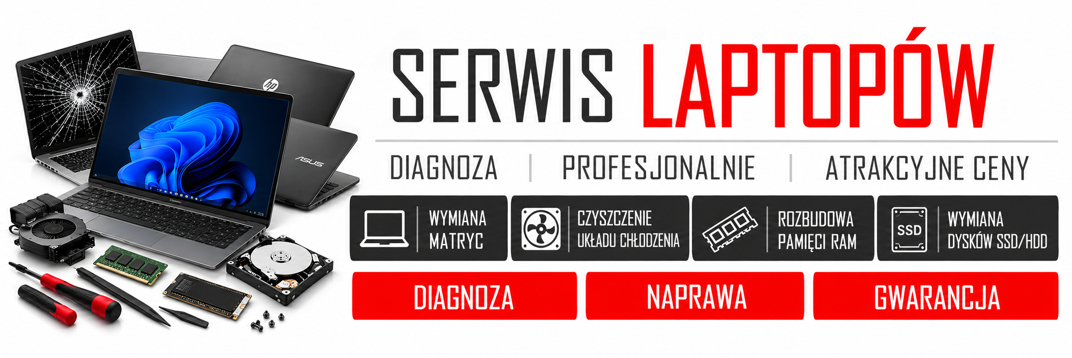 Serwis laptopów w Żarach – profesjonalna naprawa