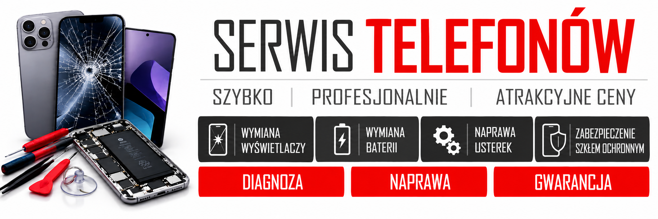 Serwis telefonów komórkowych Żary – wymiana wyświetlaczy baterii gniada